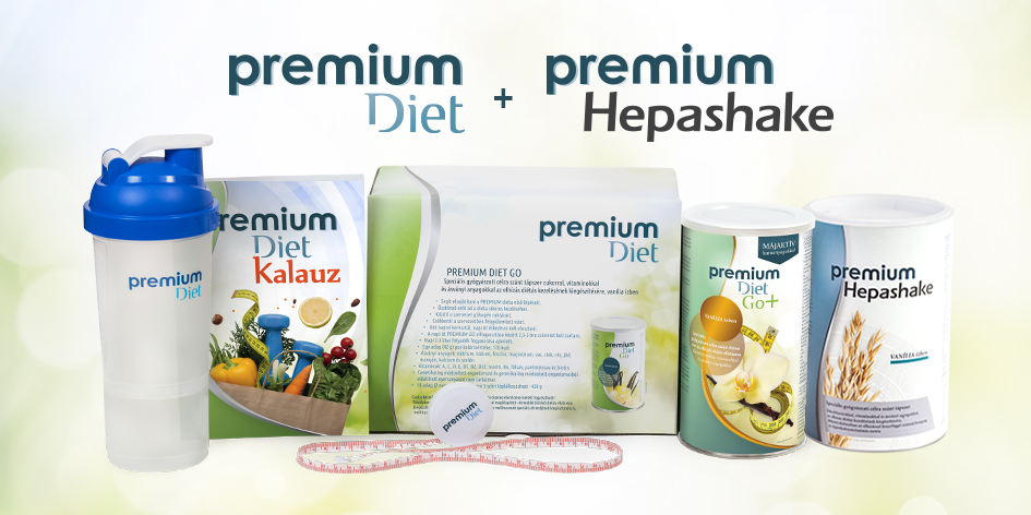 Premium Diet&Hepashake termékek 