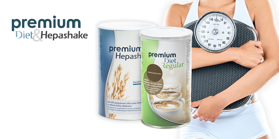 Premium Diet&Hepashake termékek 